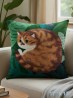 Scottish Fold Print Cushion and Filler 